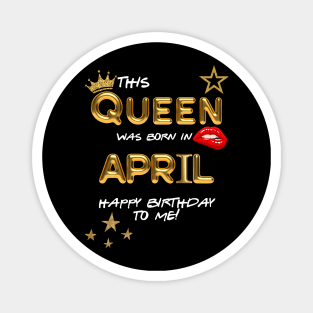 April Birthday Magnet